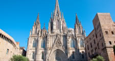 barcelona cathedral during the free tour