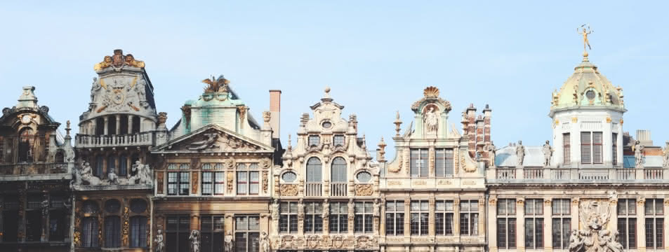 the iconic grand place in the centre of brussels