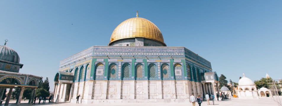The Dome of the Rock in Jerusalem visited during the SANDEMANs Holy City Tour
